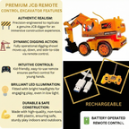6 Function RC Excavator (JCB) with Lights & Sound – view 5