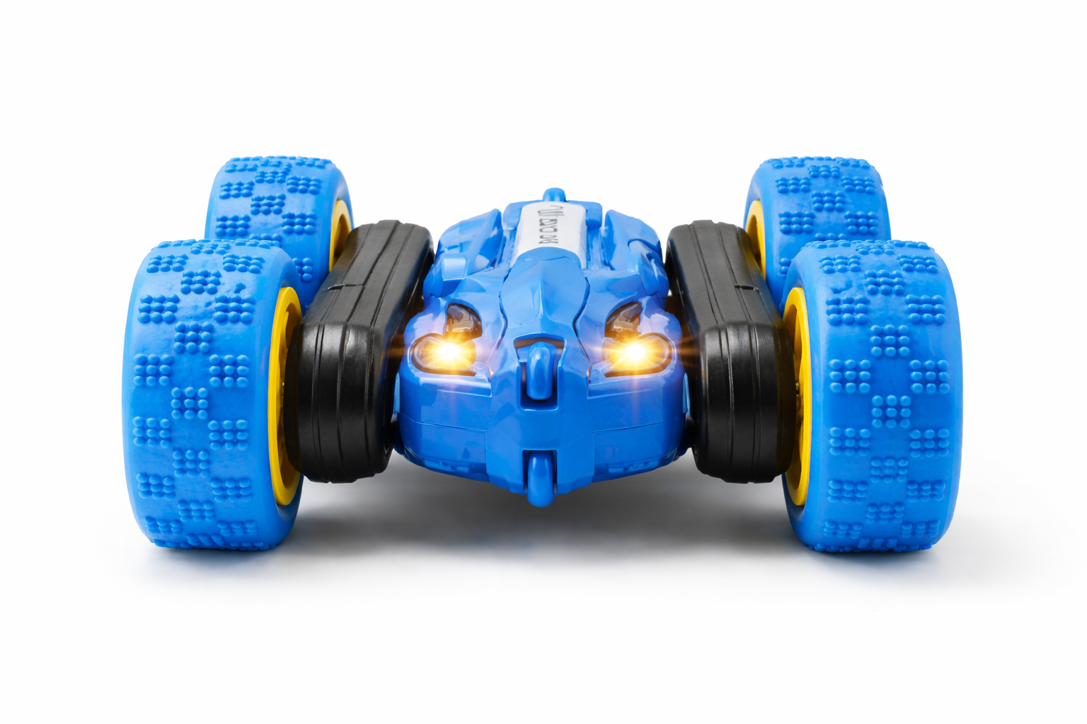 360° Double Flip RC Stunt Car with LED Lights & App Control – Rechargeable Toy Car for Kids