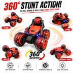 5-Wheel 360° RC Stunt Car with LED Lights – view 3