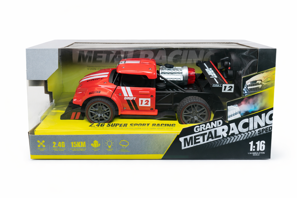 High-Speed 2.4G RC Drift Racing Car (1:16 Scale) – Metal Body | Remote Control Car