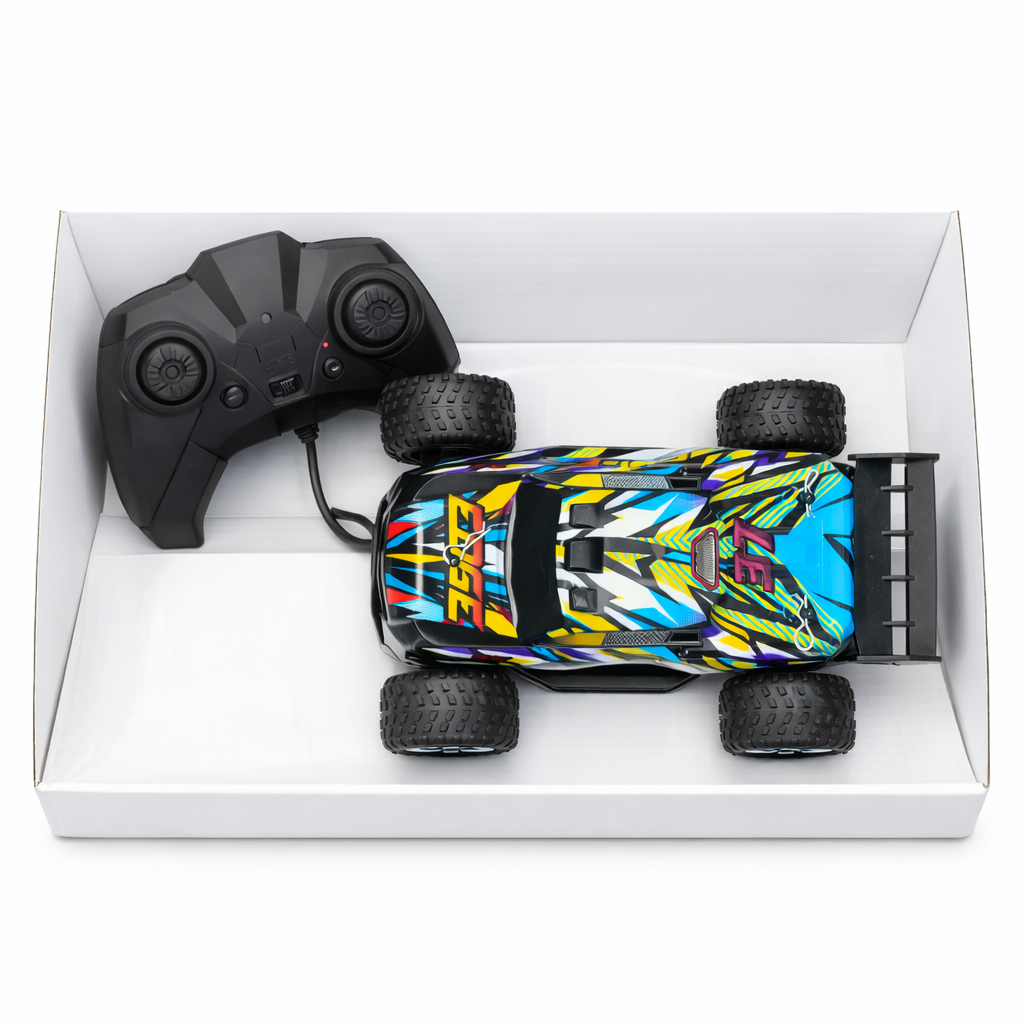 RC Dune Drifter High-Speed Off-Road Car – 2.4GHz Full Function, LED Lights, Tough Suspension