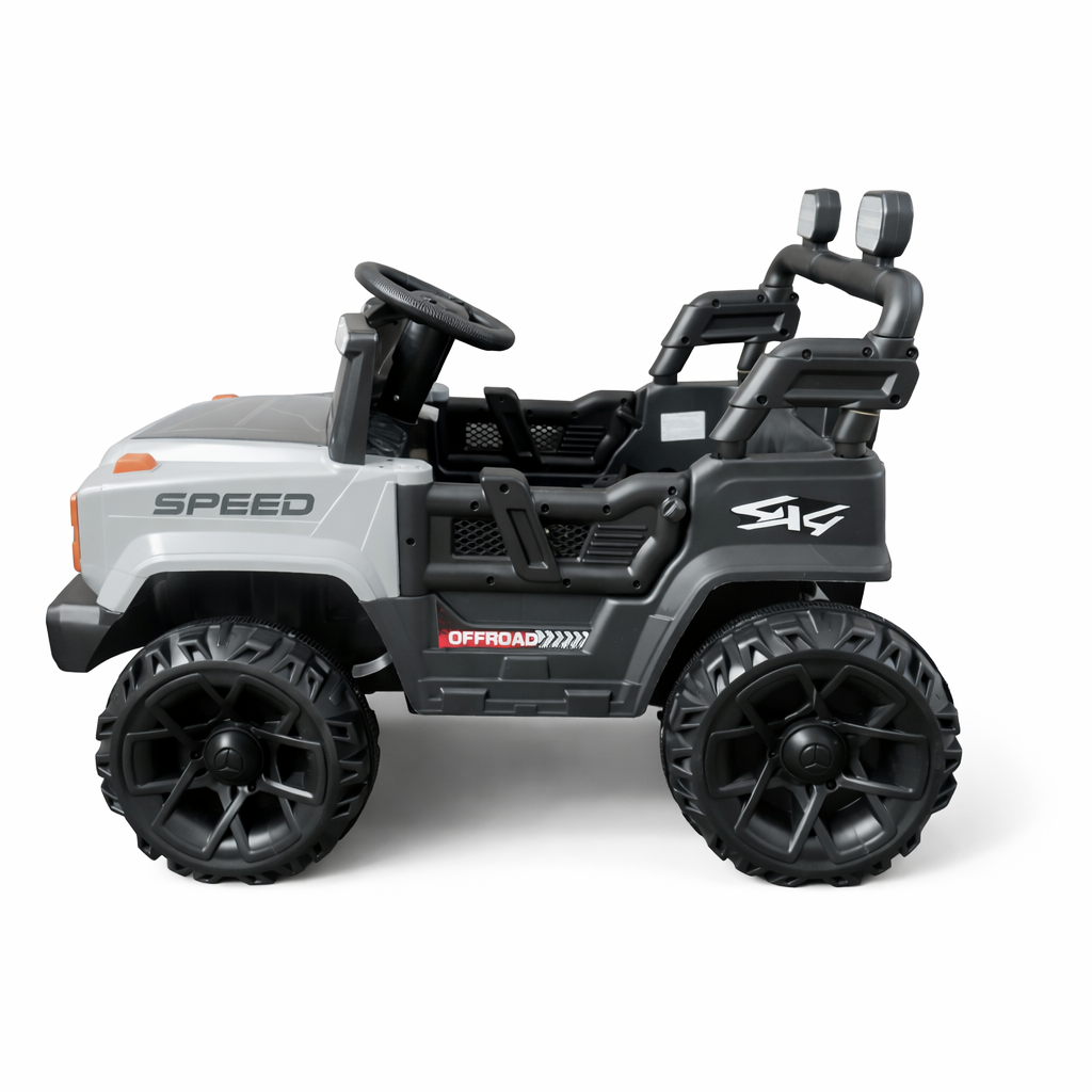 Kids Electric Ride-On Jeep Car with Remote Control | Dual Seat | LED Lights