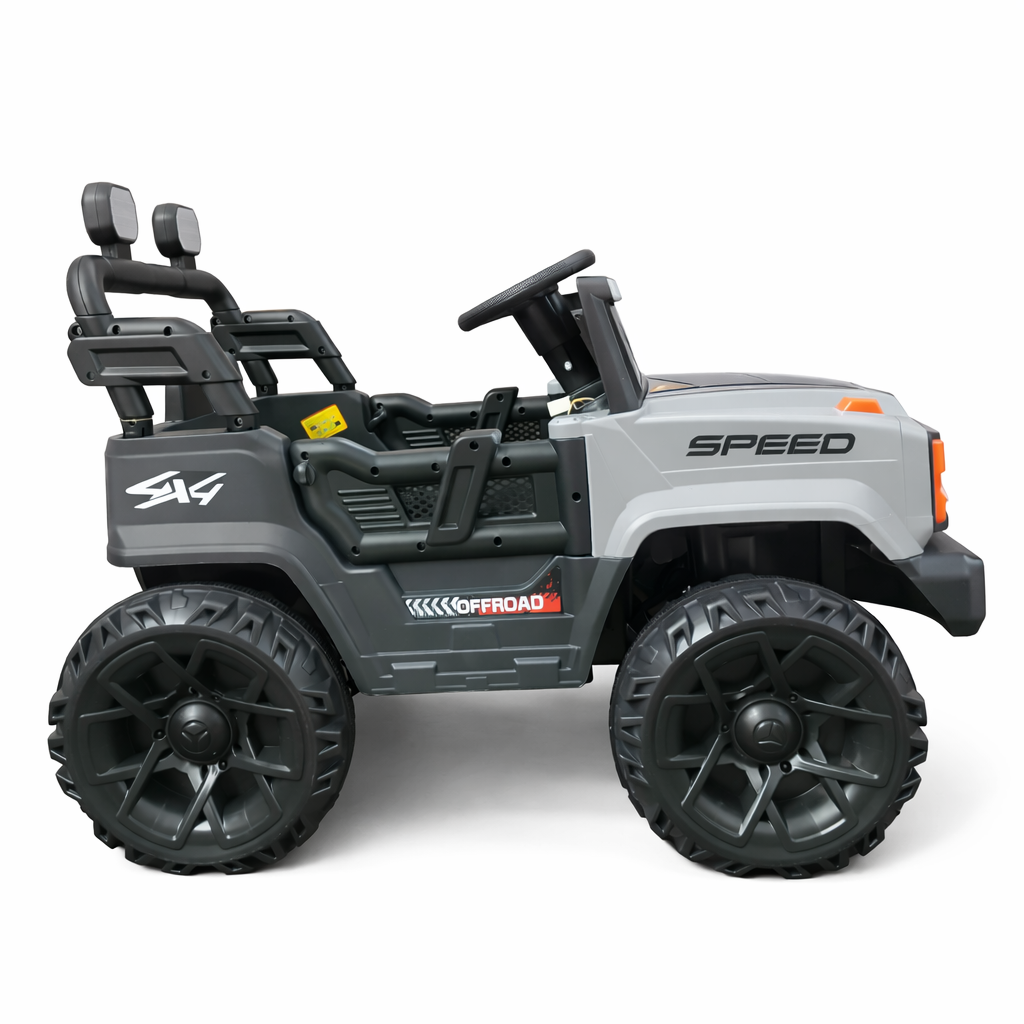 Kids Electric Ride-On Jeep Car with Remote Control | Dual Seat | LED Lights