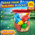 Building Blocks Set – Colorful STEM Educational Toy for Kids (48+ Months)