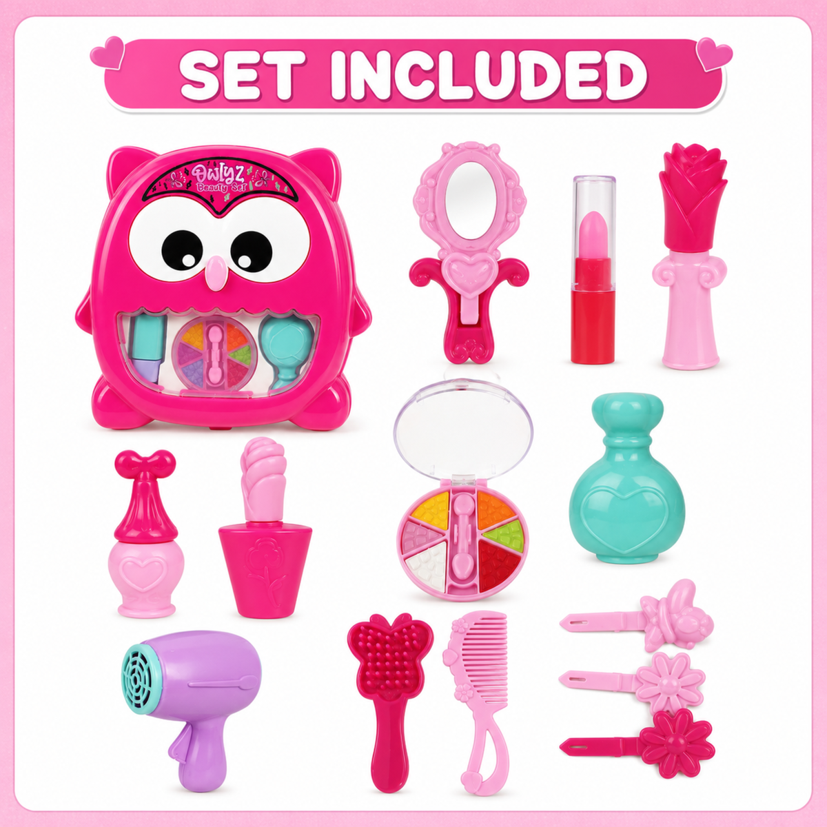 Kids Makeup Set Toy | Pretend Play Beauty & Makeup Kit for Kids