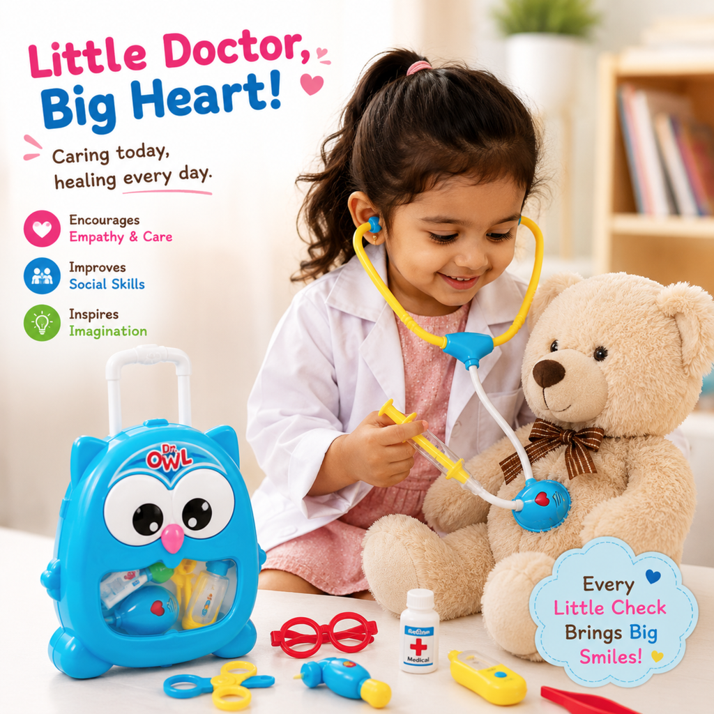 Kids Doctor Set Toy for Kids | Pretend Play Doctor Kit with Medical Accessories