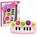 Electronic Cartoon Piano Keyboard Toy for Kids | Musical Learning Piano with Lights & Sound | Battery Operated Educational Music Toy for Boys & Girls | Early Learning Toy | Age 3+ Years