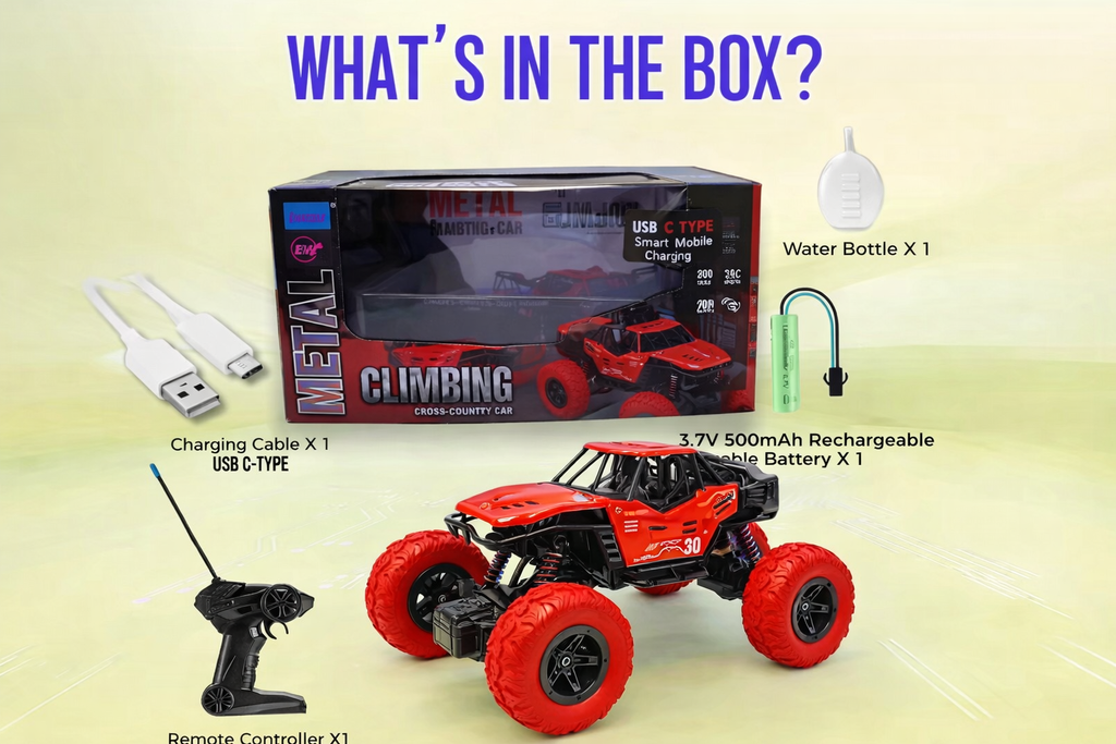 RC High Speed Rock Climber Car 1:16 Scale – 5 Channel Remote Control Off-Road Vehicle