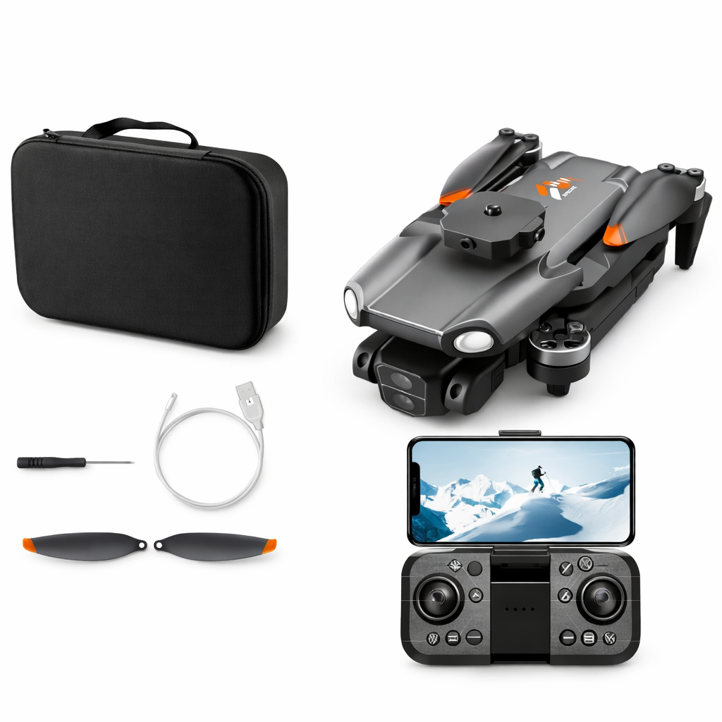 Elision F9 HD Camera Drone with WiFi, Foldable RC Quadcopter for Kids & Beginners