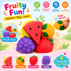 Squeaky Fruit Toys for Babies – Pack of 5 – Next Gen Toys