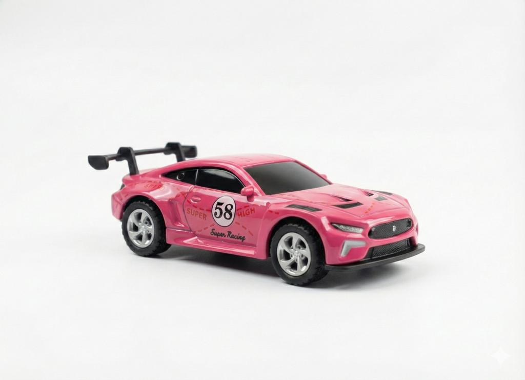 Mini RC Car 1:64 Scale with App Control & Remote – 2.4GHz Racing Car with Lights (Ages 6+)