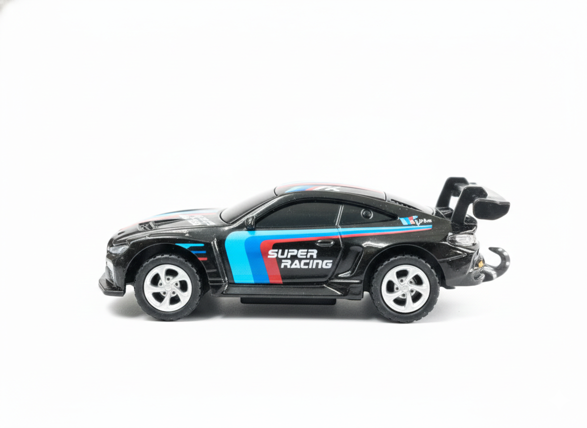 Mini RC Car 1:64 Scale with App Control & Remote – 2.4GHz Racing Car with Lights (Ages 6+)