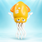 Next Gen Toys Musical Squid Toy with Lights, Walking & Obstacle Avoidance