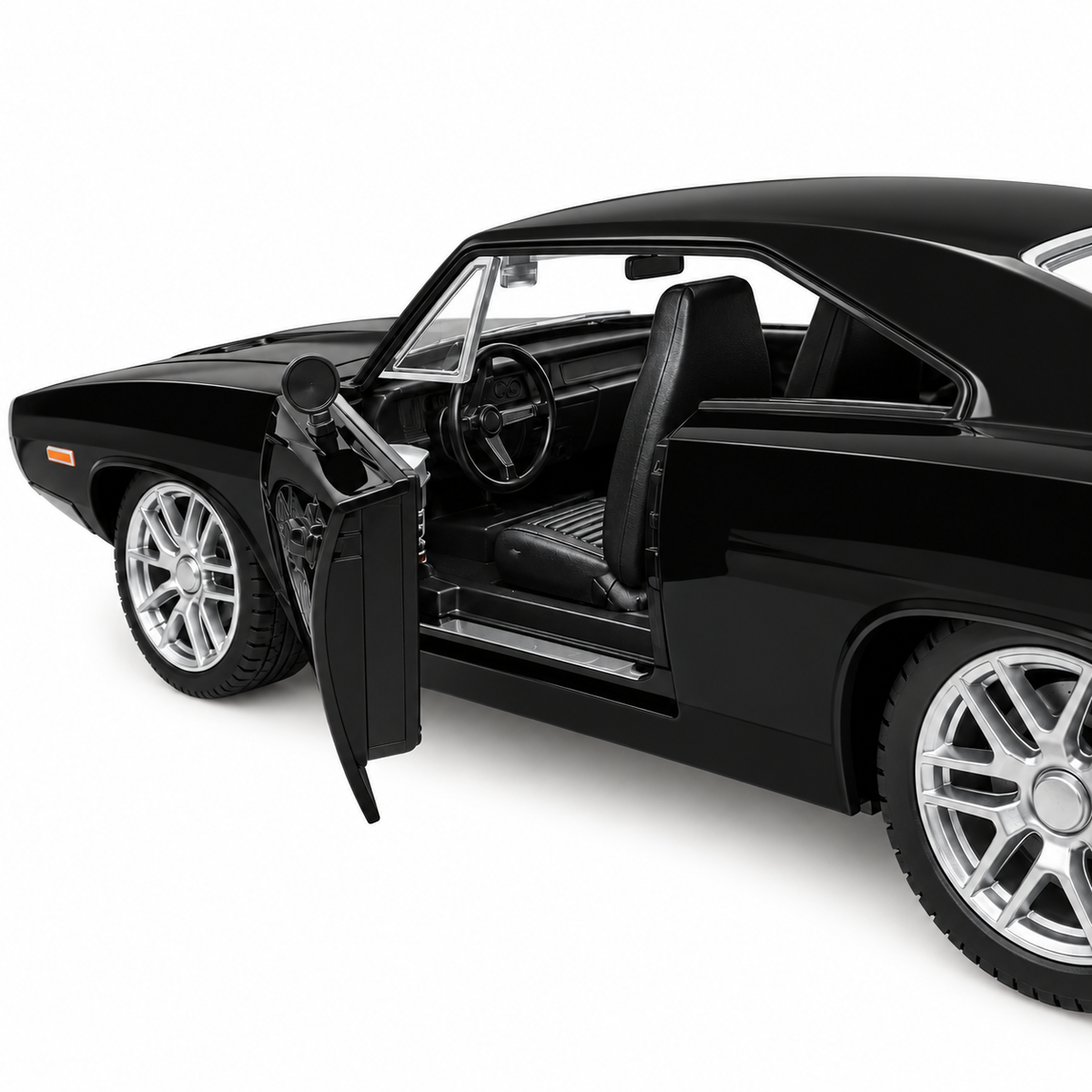 Next Gen Toys RC Muscle Car with Remote Control, Opening Doors & LED Lights – Red, 3+ Years