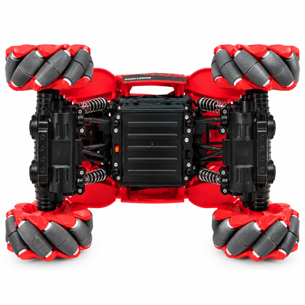 Next Gen Toys 1:16 RC Stunt Car with 360° Rotation & Mecanum Wheels – Multicolor