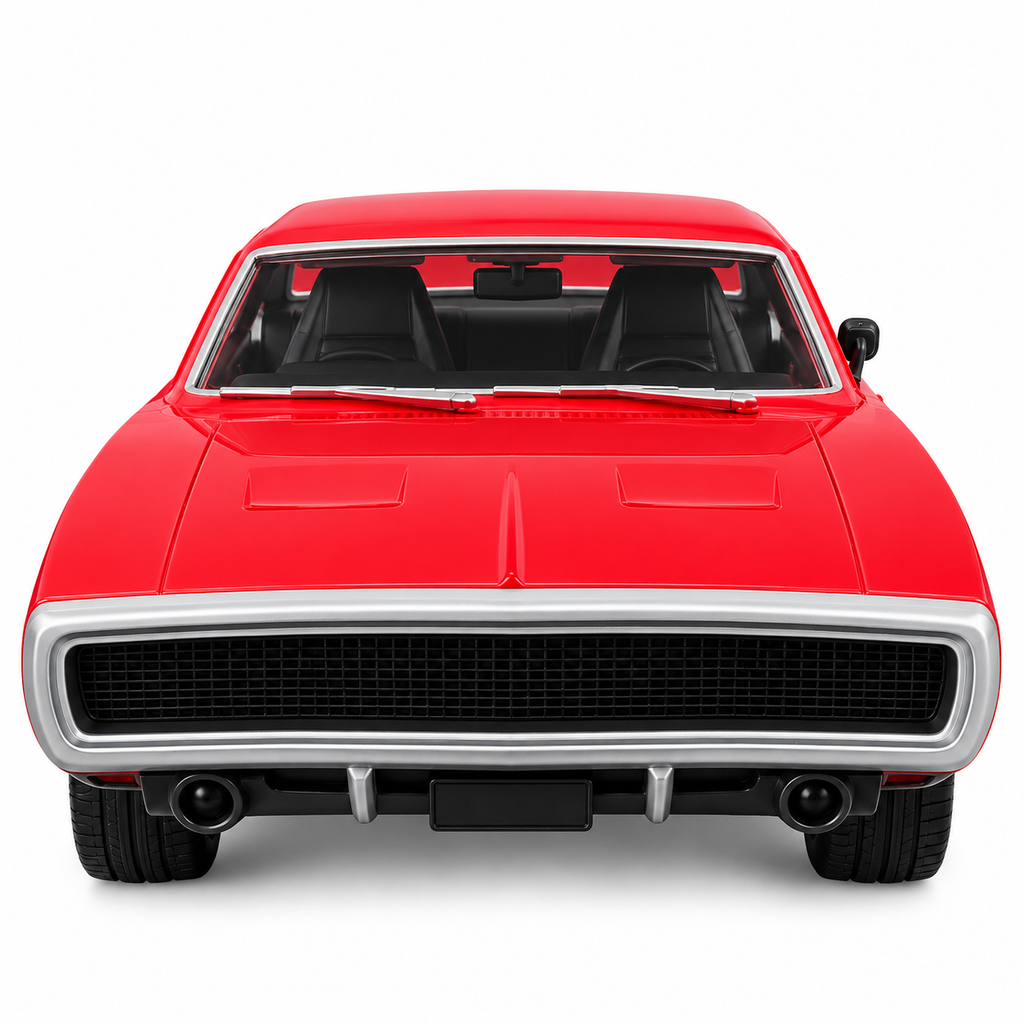 Next Gen Toys RC Muscle Car with Remote Control, Opening Doors & LED Lights – Red, 3+ Years