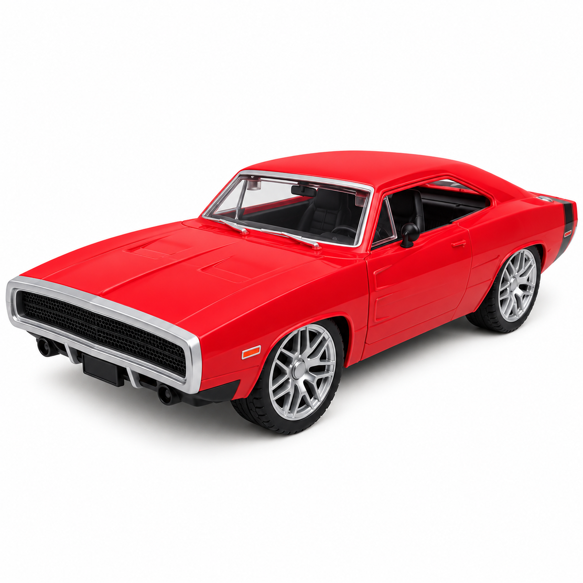 Next Gen Toys RC Muscle Car with Remote Control, Opening Doors & LED Lights – Red, 3+ Years