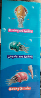 Next Gen Toys Musical Squid Toy with Lights, Walking & Obstacle Avoidance