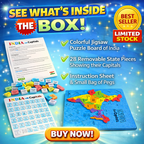Alphabet Learning Board – A to Z Puzzle – view 2
