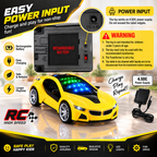 3D RC Sports Car with LED Lights – Ages 4+ – view 10