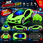 3D RC Sports Car with LED Lights – Ages 4+ – view 7