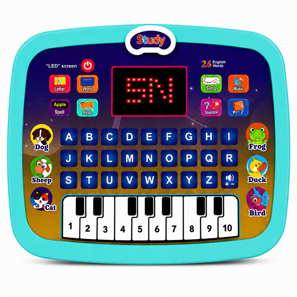 Kids Learning Tablet with LED Display & Piano – 3+ Years – Next Gen Toys