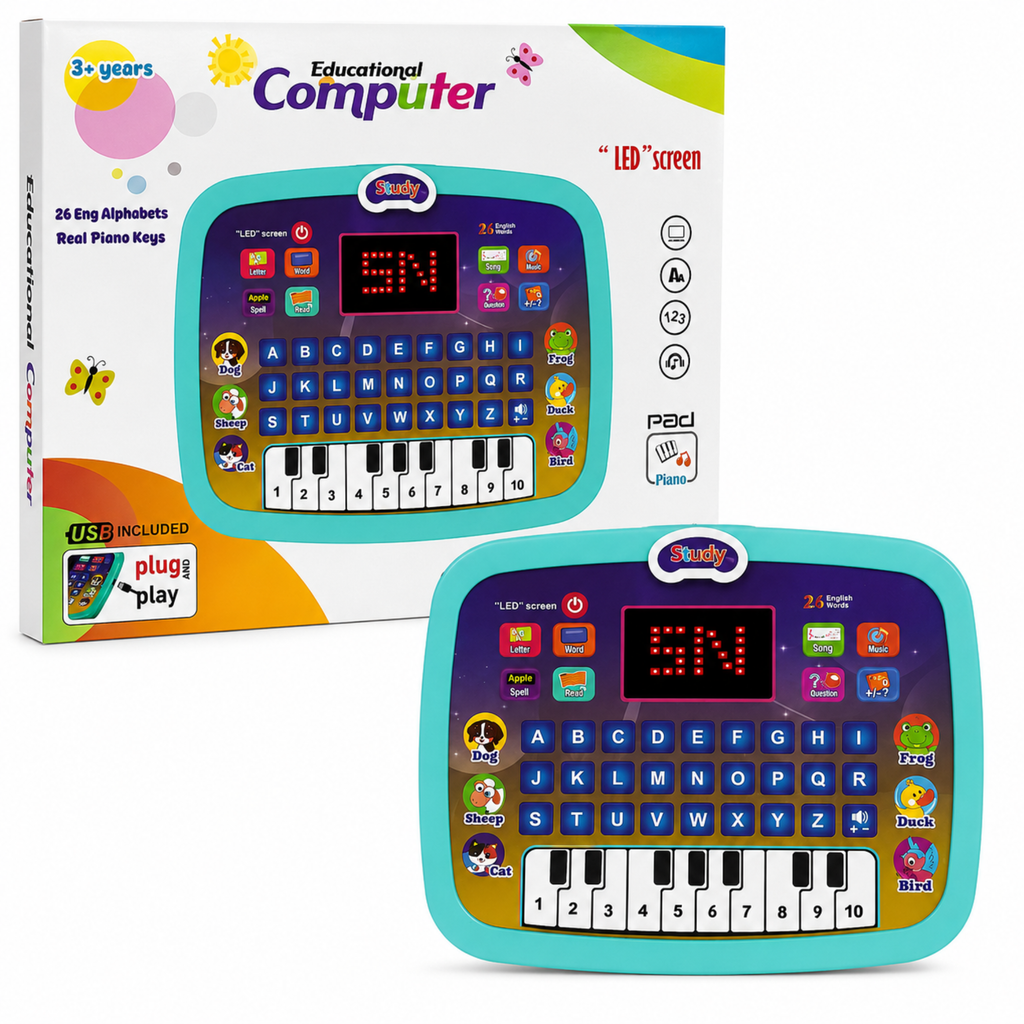 Kids Learning Tablet with LED Display & Piano – 3+ Years – view 5