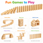 Wooden Stacking Tower Blocks Game with Dice – view 3