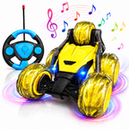 5-Wheel 360° RC Stunt Car with LED Lights – view 9