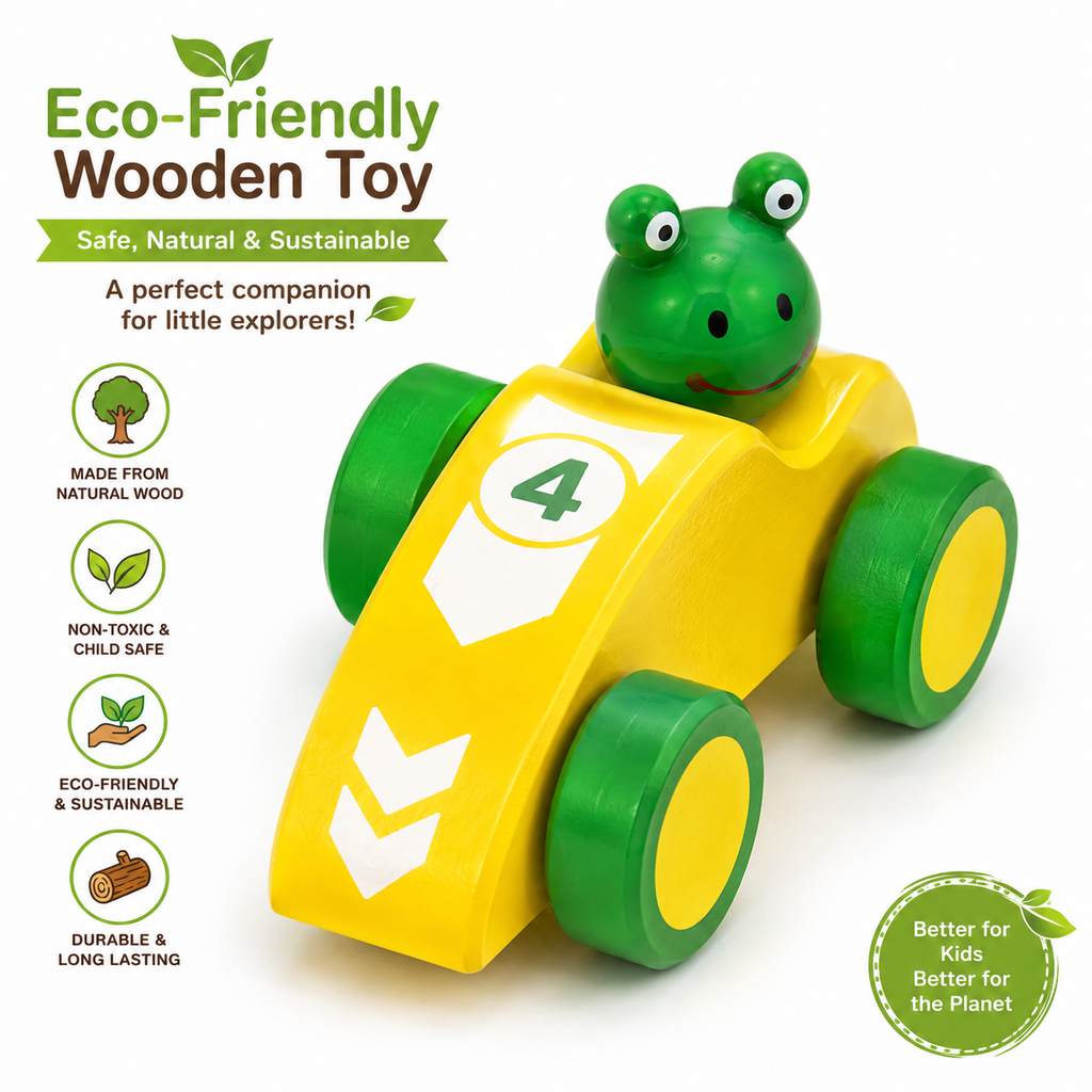Wooden Animal Racing Cars – Pack of 2 – view 4