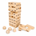 Wooden Stacking Tower Blocks Game with Dice – Next Gen Toys