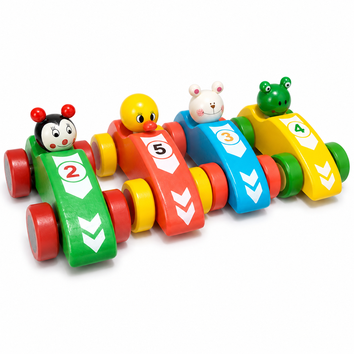 Wooden Animal Racing Cars – Pack of 2 – view 5