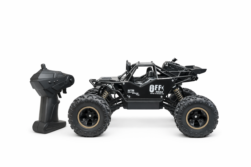 Rock Climber RC Car with Shock Absorbers – Black