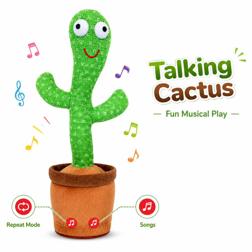 Talking Cactus Toy – Sings, Dances, Repeats – view 6