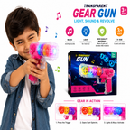 Transparent Gear Gun with Lights & Music – view 4