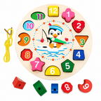 Wooden Learning Clock Puzzle – Next Gen Toys